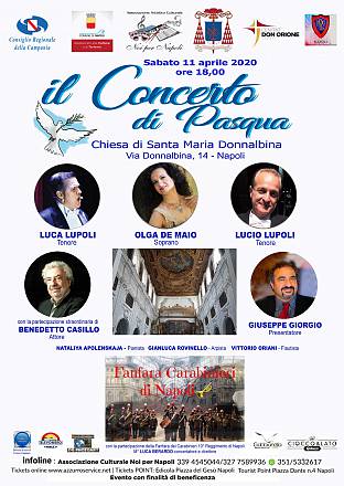 Concerto di pasqua 2020 di noi per napoli